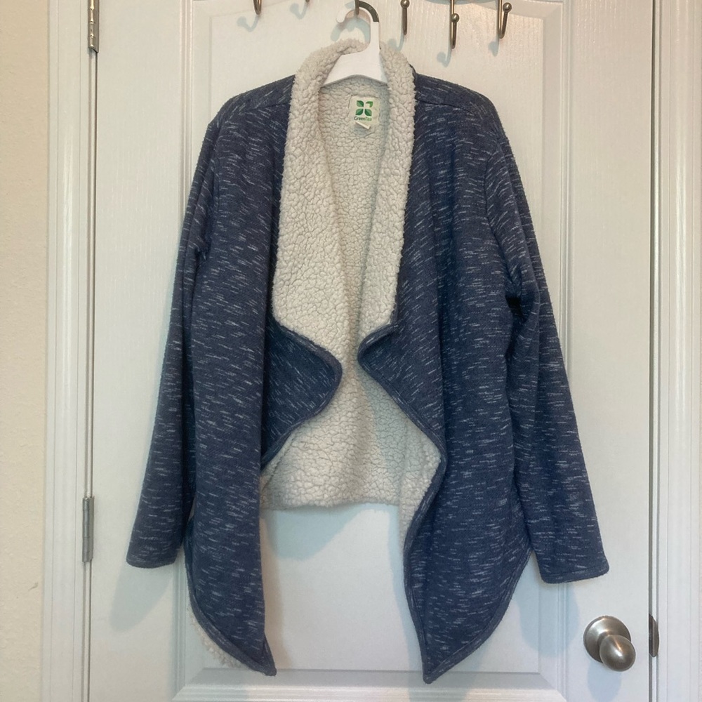 GreenTea Waterfall Sweater